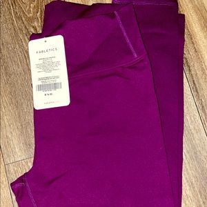 Fabletics Kessler High-waisted Strappy 7/8 Workout leggings Size L New with tags